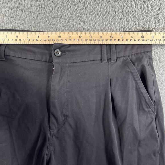 AMERICAN EAGLE PANTS WOMENS 18 SHORT BLACK SUPER HIGH RISE WIDE LEG FITS 38x28 - Picture 8 of 11